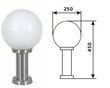 светильник внешний GLOBE 450 E27 нерж.сталь