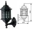 светильник внешний DELUX PALACE B01 60W E27 черный