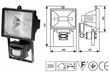 прожектор DELUX FDL-118P 500W белый с датчиком движения