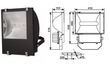 прожектор DELUX MHF-250W SK черный
