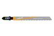 Набір полотен по дереву, пластмасі для електролобзика 5шт Wolfcraft 2651000