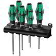 Набір викруток+ підставка Wera Kraftform Plus Lasertip 334/6 Rack (05105650001)