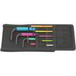 Набір Г-подібних ключів WERA, 950/9 Hex-Plus Multicolour Imperial 1, дюймових, BlackLaser, 05022639001