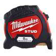 Рулетка магнитная метрическая Milwaukee STUD, 5м, 33мм (4932471626)