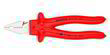 Плоскогубцы комбинированные особой мощности Knipex 02 07 225. Фото-4