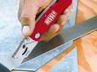Складаний ніж Bessey, з легкою алюмінієвою рукояткою, DBKAH-EU. Фото-2