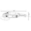 Кутова шліфмашинаBosch GWS 2200 Professional 180 мм 06018C0320. Фото-3