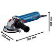 Кутова шліфмашина Bosch GWS 12-125 S Professional 06013A6020. Фото-3