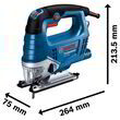 Лобзик Bosch GST 750 Professional в кейсі 06015B4121. Фото-3