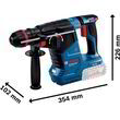 Перфоратор Bosch GBH 187-LI Professional 0611923022. Фото-3