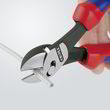 Кусачки боковые высокой прочности TwinForce Knipex (73 72 180). Фото-2
