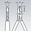 Кусачки для электронщиков Knipex (77 02 115). Фото-2