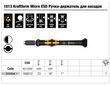 Ручка-держатель WERA 1013 Kraftform Micro ESD для бит Halfmoon и HIOS, 05300004001. Фото-11