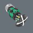 Ручка битодержатель с трещоткой WERA Kraftform Kompakt Stubby RA 2, 05008884001. Фото-5