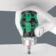 Ручка битодержатель с трещоткой WERA Kraftform Kompakt Stubby RA 1, 05008883001. Фото-3