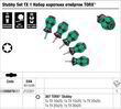 Набор коротких отвёрток TORX® WERA, Stubby Set TX 1, 05008876001. Фото-8