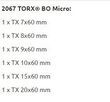 Набор отверток для электронщиков WERA TORX® BO 2067/6, 05118154001. Фото-2