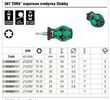 Отвёртка для карбюраторов WERA, 367 TORX® Stubby, TX40×54мм, 05008862001. Фото-7