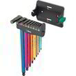 Набір Г-подібних ключів WERA 950/9 Hex-Plus Multicolour 3, пластиковий тримач, 05133165001. Фото-2