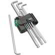 Набір Г-подібних ключів WERA, 950/9 Hex-Plus 4, метричних, хромованих, 05073594001. Фото-2