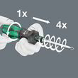 Ручка-держатель WERA 826 T Kraftform Turbo с быстрозажимным патроном Rapidaptor, 1/4×146мм, 05057480001. Фото-4