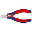 Кусачки бокові для електроніки Knipex 77 22 115. Фото-3
