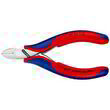 Кусачки бокові для електроніки Knipex 77 12 115. Фото-3