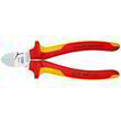 Кусачки боковые хромированные 160 мм Knipex 70 26 160. Фото-3