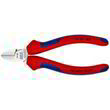 Кусачки бокові хромовані 140 мм Knipex 70 05 140. Фото-2