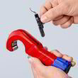 Труборез Knipex TubiX® для медных, латунных и нержавеющих труб, 6-35мм, 90 31 02 BK. Фото-12