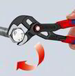Високотехнологічні сантехнічні кліщі Cobra Knipex QuickSet 87 22 250 (с автоспуском). Фото-3