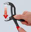 Високотехнологічні сантехнічні кліщі Cobra Knipex QuickSet 87 22 250 (с автоспуском). Фото-5