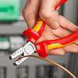 Инструмент для обжима тонкостенных контактных гильз Knipex 97 68 145 A. Фото-3