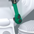 Набір з тріскачкою WERA 8100 SB 13 Zyklop Comfort, квадрат 3/8, дюймовий, 05005531001. Фото-3