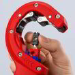Труборіз KNIPEX DP50 для каналізаційних ПВХ труб, 32/40/50мм, 90 23 02 BK. Фото-3