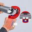 Труборіз KNIPEX DP50 для каналізаційних ПВХ труб, 32/40/50мм, 90 23 02 BK. Фото-4