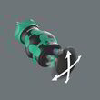 Ручка-битодержатель с трещоткой WERA Kraftform Kompakt Bicycle Set 5, 05004186001. Фото-6