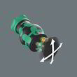 Ручка-битодержатель с трещоткой WERA Kraftform Kompakt Stubby RA 1, 05008891001. Фото-7