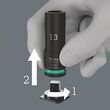 Набір ударних торцевих головок 3/8 WERA 8790 B Impaktor Deep Set 1, 05005580001. Фото-6