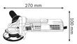 Болгарка Bosch GWS 750-125 Professional 0601394001. Фото-2