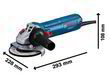 Кутова шліфувальна машина Bosch GWS 12-125 Professional 06013A6101. Фото-2