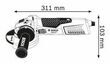 Болгарка Bosch GWS 19-125 CIE Professional з регулюванням Professional 060179P002. Фото-2